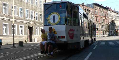 Tramwaj nr 5 jagiellońska