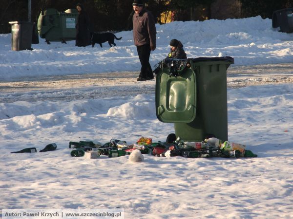 Szczecin Jasne Błonia - po sylwestrze