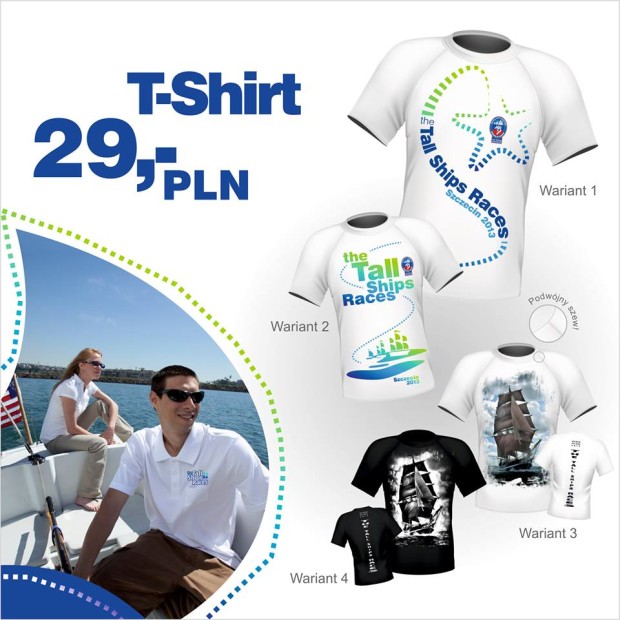 Koszulki regatyowe Tall Ships Races 2013 w Szczecinie