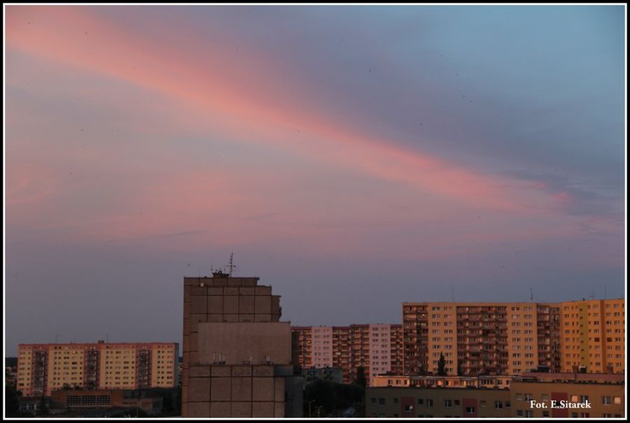 Zachód słońca na prawobrzeżu, autor zdjęcia: Ewa Sitarek